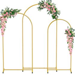 Metal Arch Backdrop Stand Set of 3