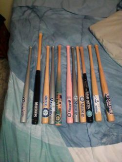 Seattle Mariners mini bat collection