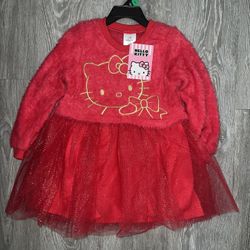 Hello kitty dress girls size 5t 