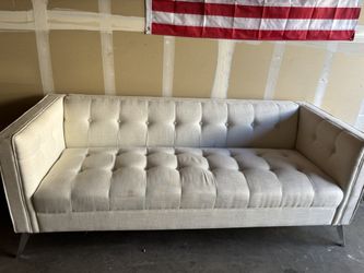light beige/cream couch