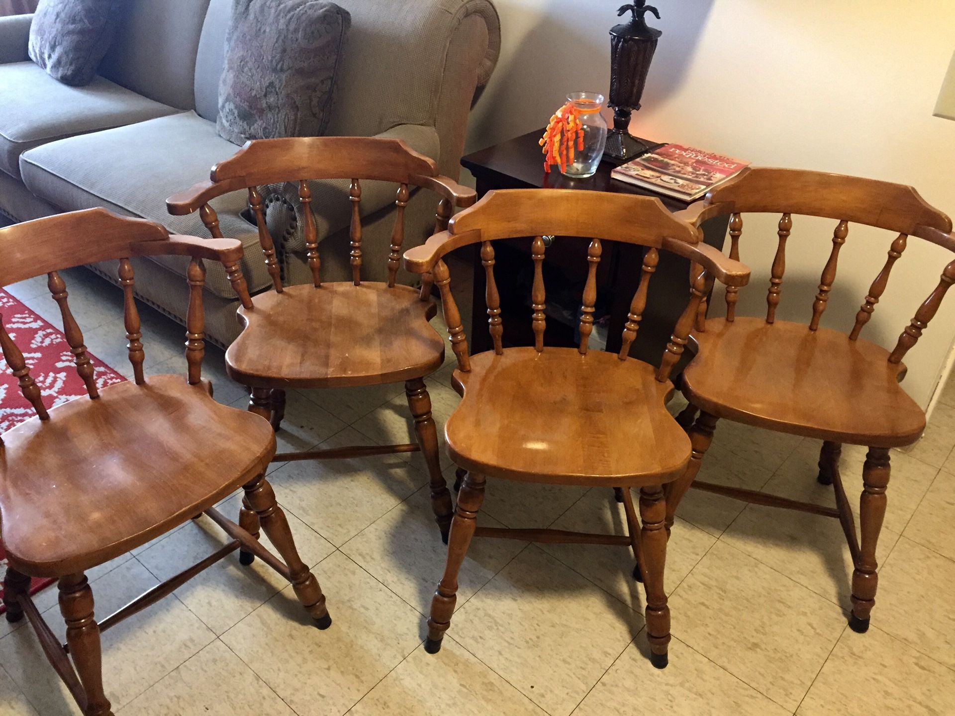 Chairs (4) Hale Company inc Arligthon Vermont. $65 OBO