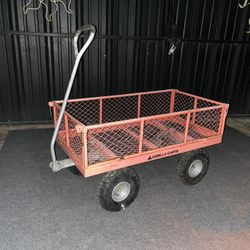Gorilla Carts Metal Wagon w/ Air type tires