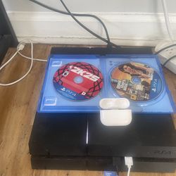 Airpods case only w/ pS4 & games