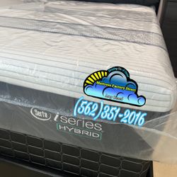 Serta I Series Mattress Cal King Bed Set 