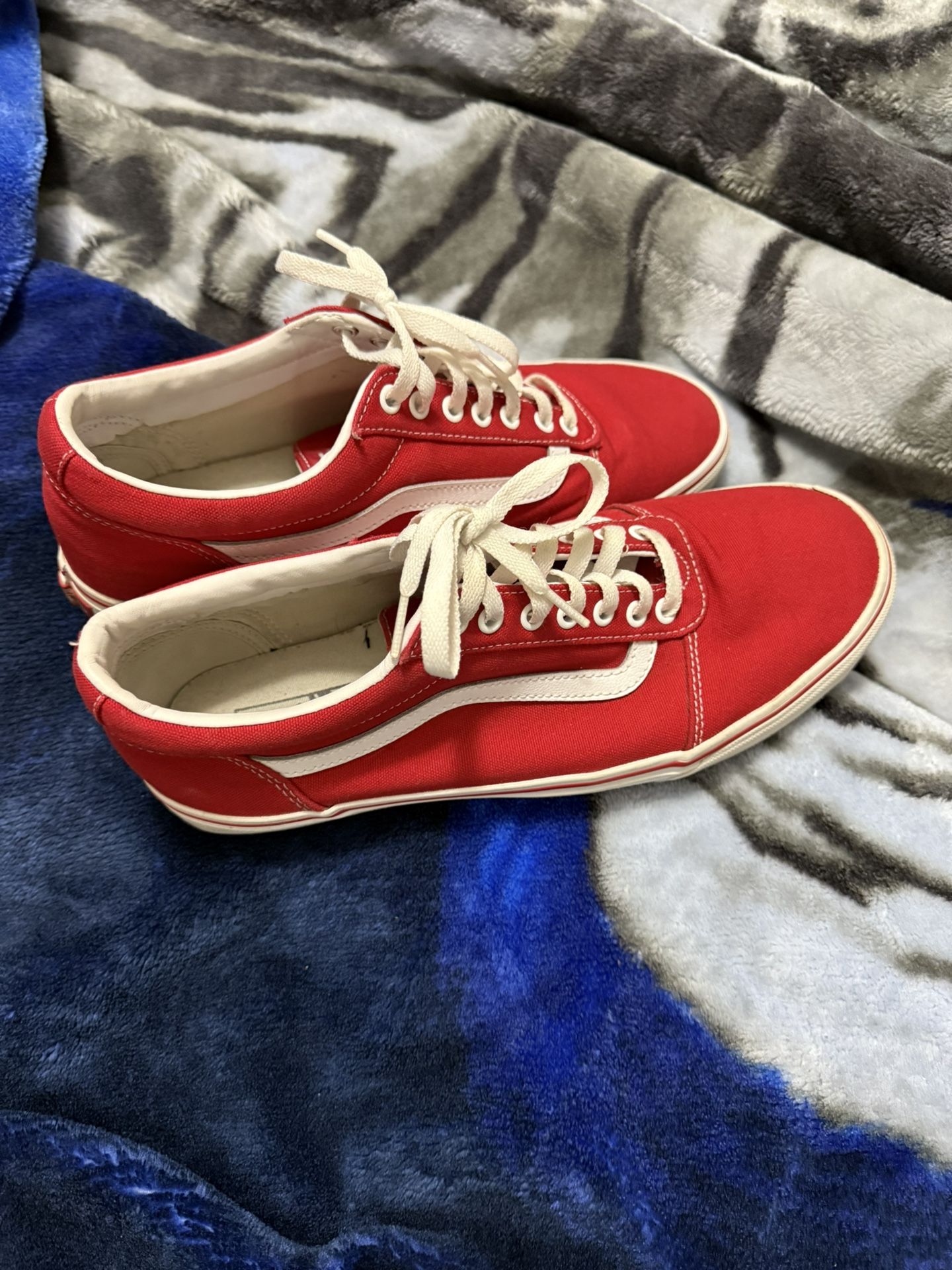 Red Vans Size 12