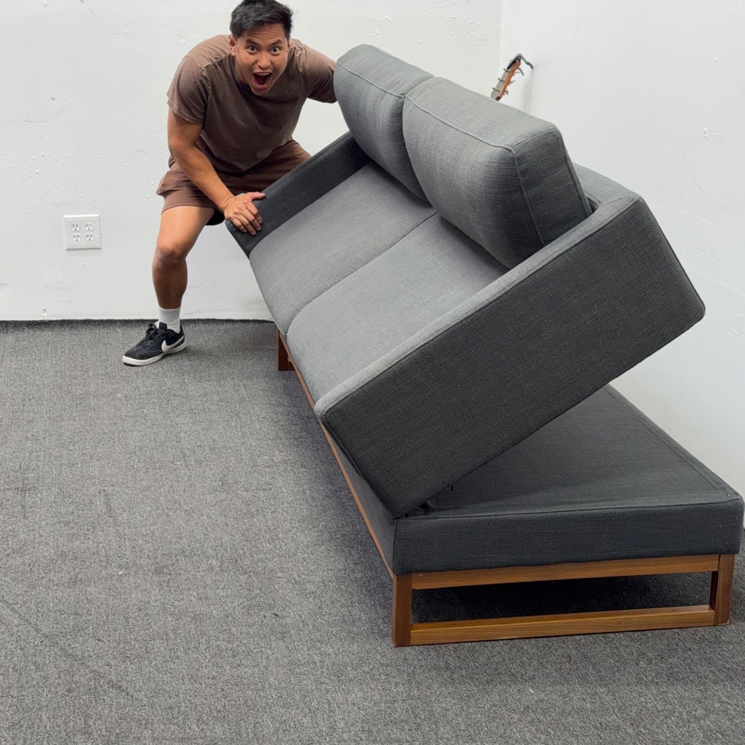 Blu Dot Diplomat 80" Sleeper Sofa Bed - 3k Retail - High Quality *Rare Find*