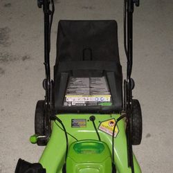 Greenworks lawn mower no battery or charger Firm Price 