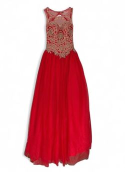 Red Quinceañera dress