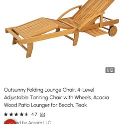 Folding Lounge Chair 