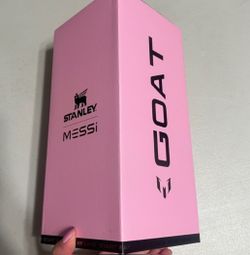 Stanley 40oz Messi Collab Quencher Protour  The Goat Travel Tumbler Thermos Flowstate Straw Cup 