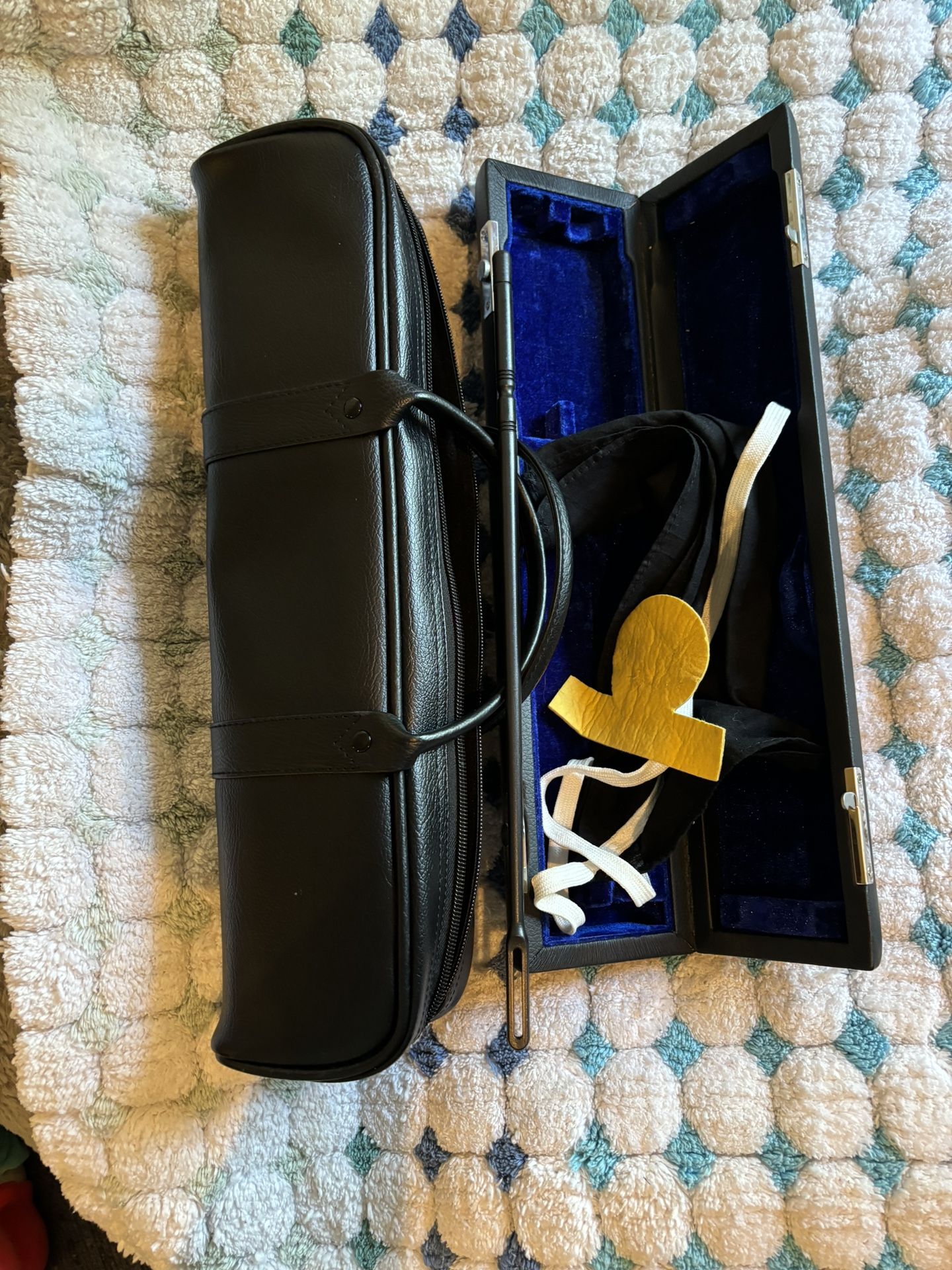 Flute Hard Case With Leather Outer Case