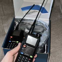2 Pc Ham Radio Baofeng Radio Long Range AR-5RM 10W Handheld NOAA Emergency Weather Radio