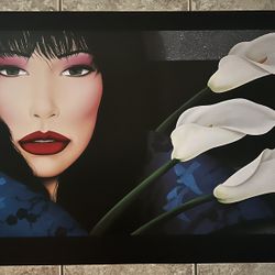 OTSUKA PRINT ISLAND GIRL 37x24 ART GORGEOUS