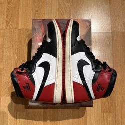 Air Jordan 1 High OG Black Toe Reimagined Size 8 Mens 