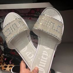 Juicy Couture Embellished Slides - Size 7
