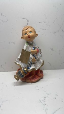Vintage 1987 Fontanini E Simonelli Italy Choir Altar Boy 4” Figurine Christmas