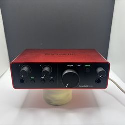 Focusrite Scarlett Solo Gen 4
