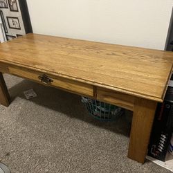 Solid Wood Coffee table with drawer