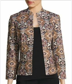 Kasper SUIT JACKET BLAZER JACQUARD SIZE 14W