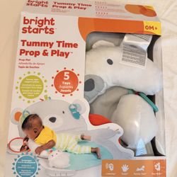 Bright Starts Tummy Time Prop & Play Mat - Like New