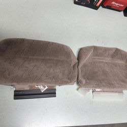 Front Headrest Covers 1st Gen Tacoma Tan