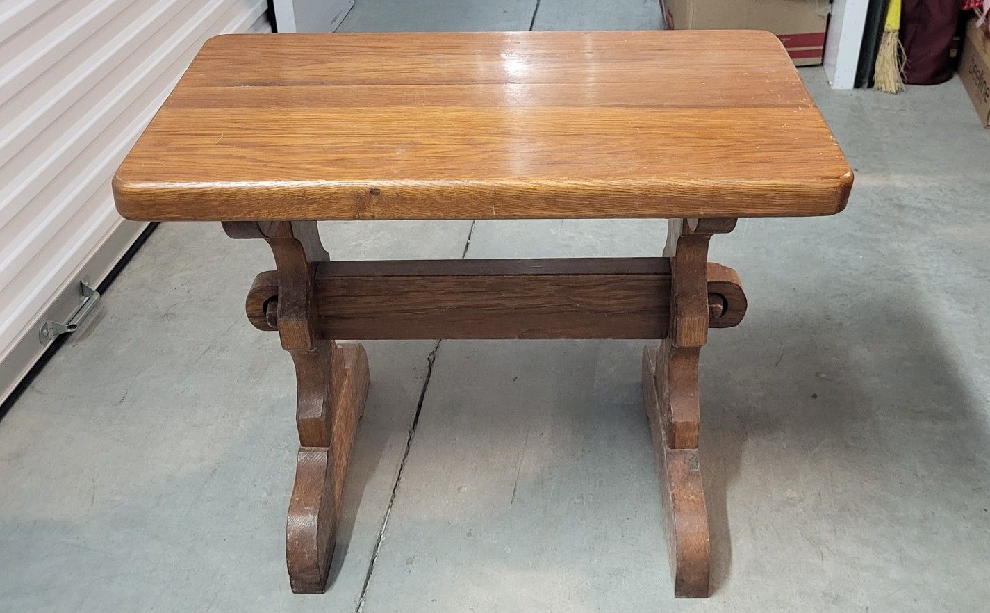 250 Yr Old Reclaimed Barn Wood Handmade 50 Yrs Ago Accent Table