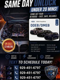 Bmw Ecu Unlock 2020-2025