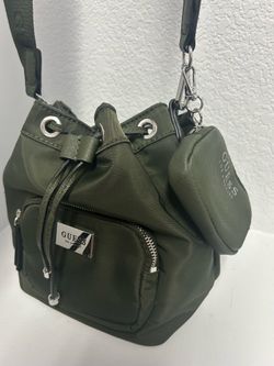 Guess army green bag