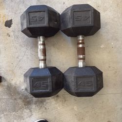45lb Dumbell Pair
