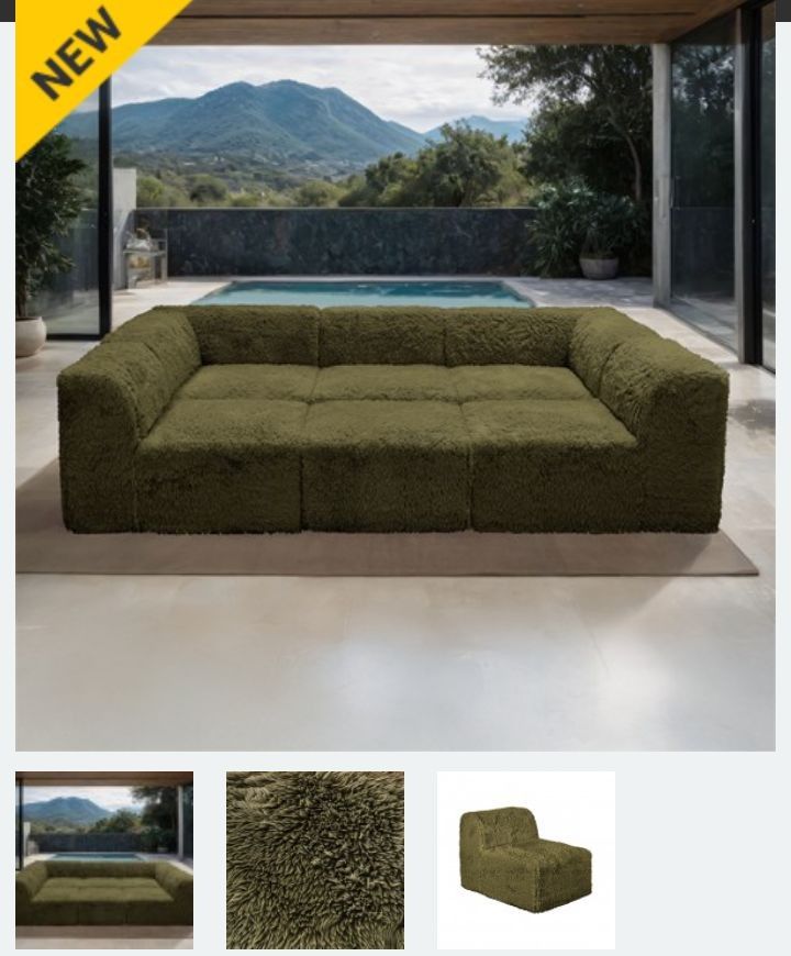 Compressed Foam Sofa