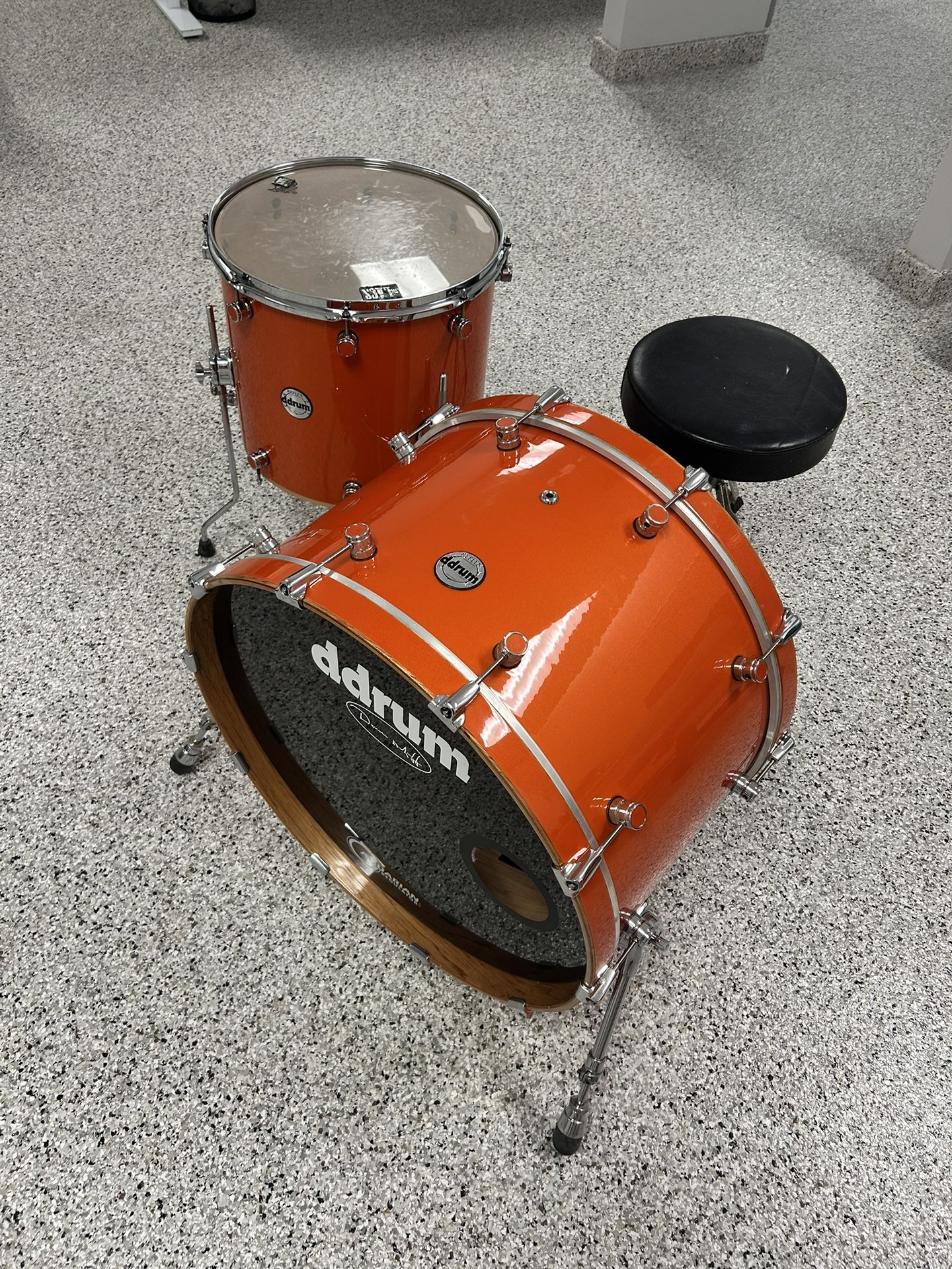 Base Drum and Floor Tom