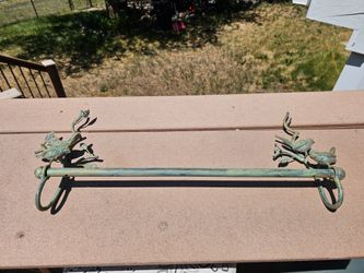 Towel bar Patina color