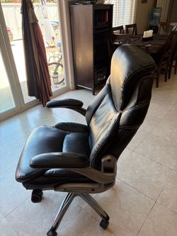 Desk chair leather