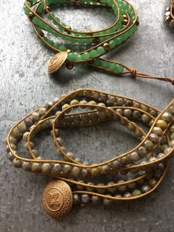 Handmade wrap bracelets