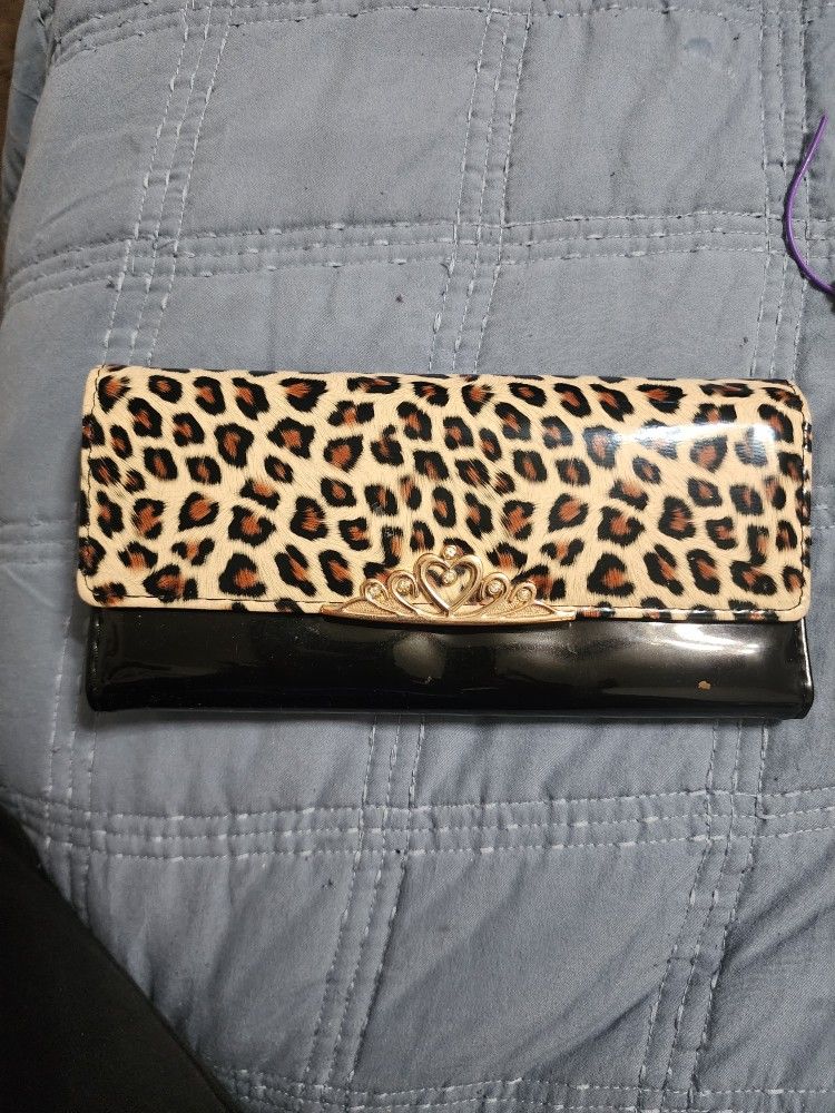 Leopard Clutch Wallet 