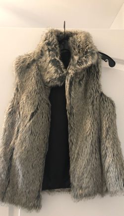 Zara Faux Fur Vest