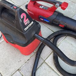 Blower And Shop Vac Working 30$For Both 
