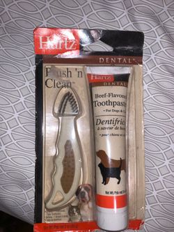 Toothpaste & toothbrush for Dogs & Cats