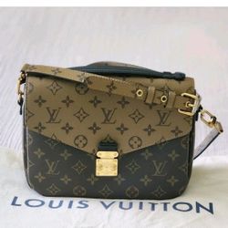 Louis Vuitton Monogram Pochette Métis Bag/Shoulder Brown LV Monogram 7.5"x9.5" 