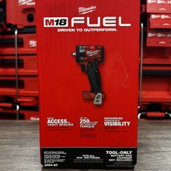 Milwaukee M18 FUEL GEN-3 18V Lithium-Ion Brushless Cordless 3/8 in. Compact Impact Wrench with Friction Ring (Tool-Only)
