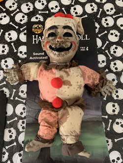 Creepy Jester Halloween Prop