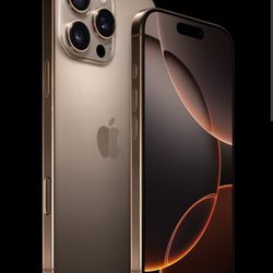 Brand New iPhone 16 Pro Max 256gb Desert Titanium 