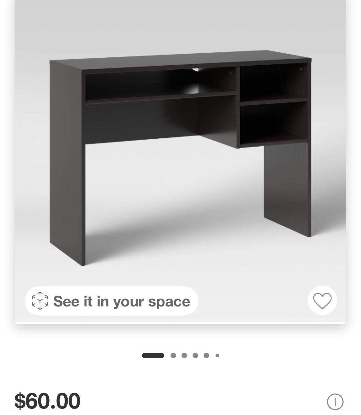 Target Black Desk