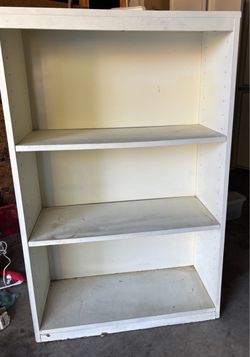 White Bookshelf 4ft X 30 inches