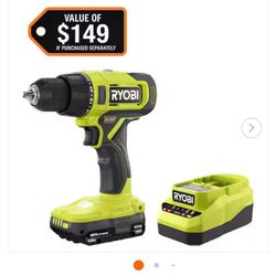 Ryobi Impact Driver, Drill And Battery Charger 
