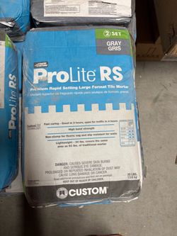 Custom ProLite RS Rapid Setting Tile Mortar 30 lb
