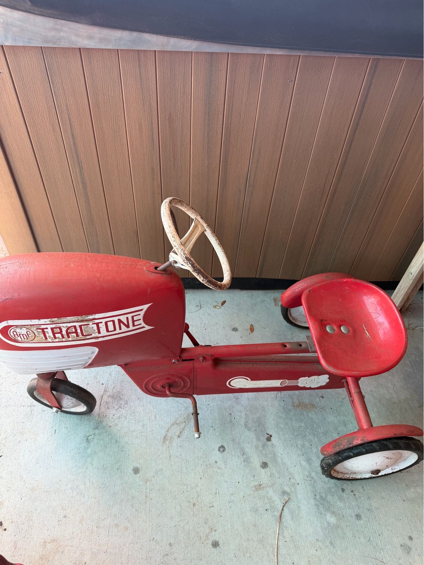 Vintage AMF Tractone Pedal Tractor – 1959 Original, All Parts Present