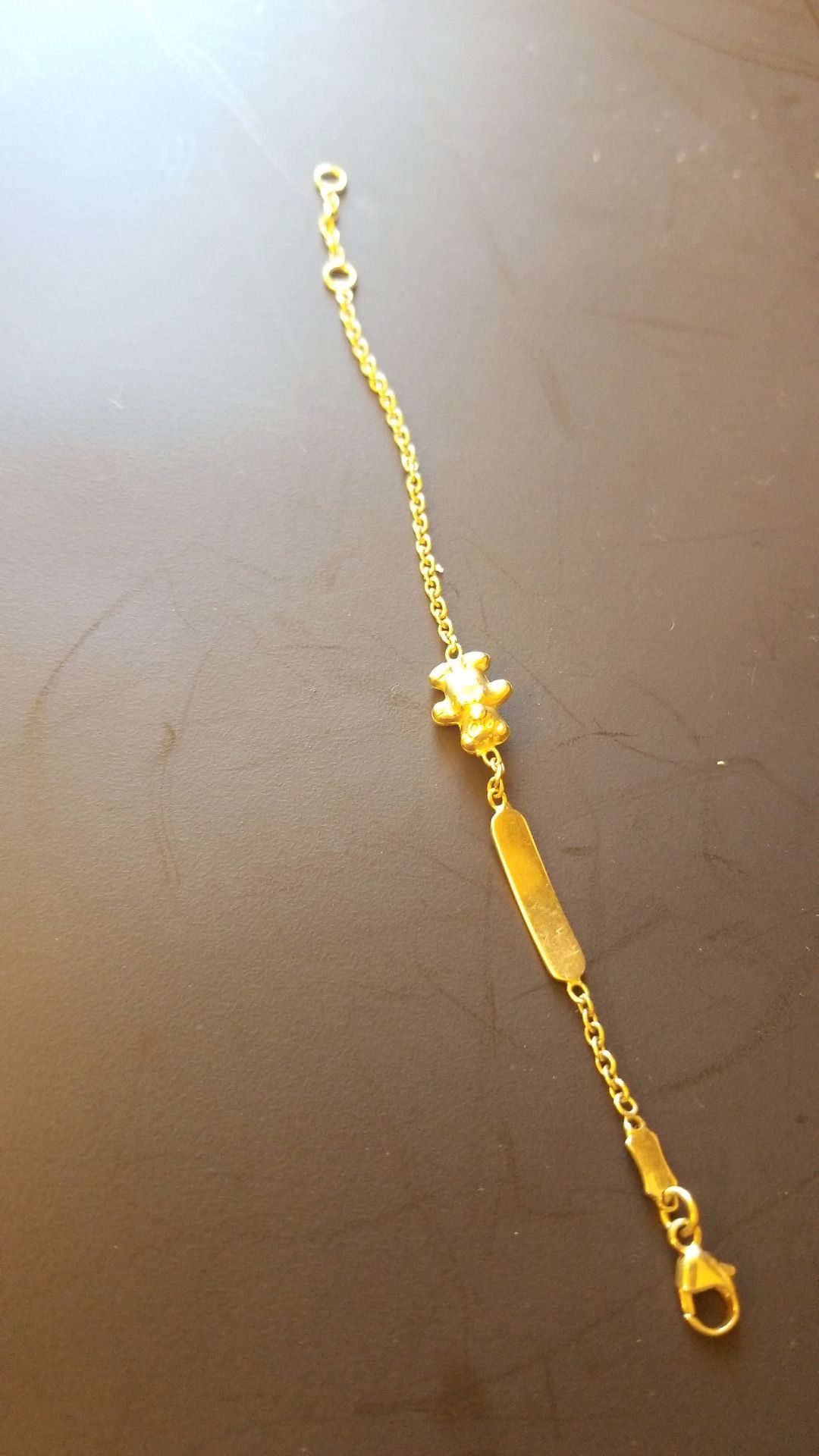 BEAUTIFUL 18K GOLD KIDS BRACLET