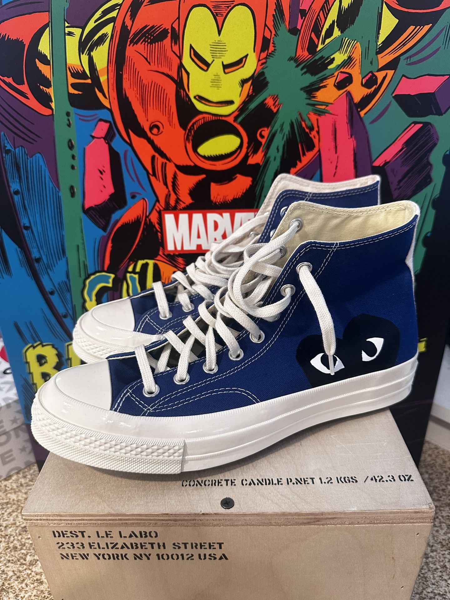 Converse x Comme Des Garcons PLAY // Chuck Taylor - 9M