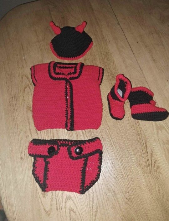 HANDMADE Baby Devil Halloween Costume
